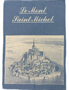 Torchon Mont Saint-Michel Bleu-0